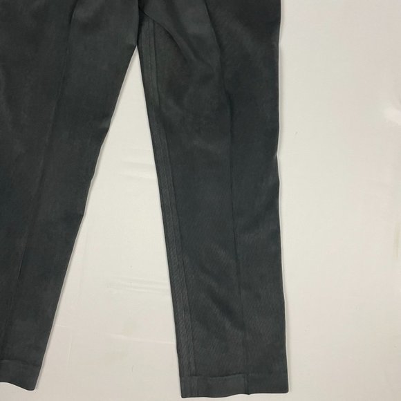 Vintage Cordovan & Grey Ltd. Corduroy Pants Men's 34x 32 Black Pleated Front - Picture 9 of 12